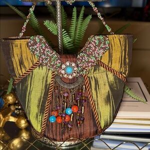 Bohemian Multicolor Beaded Women's Bag